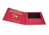 पोर्टेबल बिजनेस वीडियो ग्रीटिंग कार्ड, 210 x 210 मिमी आकार एलसीडी वीडियो ब्रोशर कार्ड