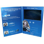 ए इंच पेपर डिजिटल पिक्चर फ्रेम के साथ 7 इंच एलसीडी वीडियो ग्रीटिंग कार्ड कस्टम फैशन डिजाइन