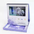 व्यापार उपहार के लिए फ़ोल्डर वीडियो ब्रोशर कार्ड में बेस्पोक पूर्ण रंग वीडियो