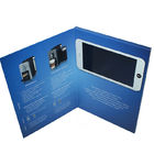 फ्री नमूना लिमिटेड 4.3 इंच 1 जीबी कुशल सीएमवाईके प्रिंटिंग वीडियो आमंत्रण कार्ड वीडियो ब्रोशर 1000mah LI-battery के साथ