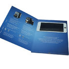 फ्री नमूना लिमिटेड 4.3 इंच 1 जीबी कुशल सीएमवाईके प्रिंटिंग वीडियो आमंत्रण कार्ड वीडियो ब्रोशर 1000mah LI-battery के साथ