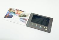 Videopak स्वनिर्धारित हार्डकवर डिजिटल एलसीडी वीडियो ब्रोशर 7 इंच फ़ोल्डर IPS स्क्रीन में