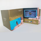 एलसीडी वीडियो गिफ्ट बॉक्स एलसीडी वीडियो ब्रोशर मेमोरी क्षमता 128 एमबी -8 जीबी मिनी यूएसबी पोर्ट