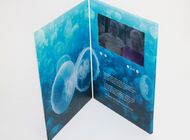 उचित प्रदर्शन के लिए कस्टम मल्टी-पेज हस्तनिर्मित एलसीडी वीडियो ग्रीटिंग कार्ड