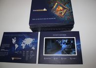 व्यापार प्रचार के लिए बहु पृष्ठ हस्तनिर्मित एलसीडी वीडियो ग्रीटिंग कार्ड