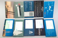 एलसीडी स्क्रीन वीडियो व्यवसाय कार्ड 2.4 &amp;#39;&amp;#39; 320x240 CE ROHS FCC प्रमाणन के साथ