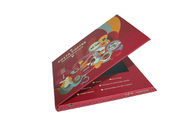 पोर्टेबल बिजनेस वीडियो ग्रीटिंग कार्ड, 210 x 210 मिमी आकार एलसीडी वीडियो ब्रोशर कार्ड