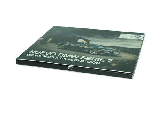 Artwork Printed Video Brochure 128MB Memory Support Mp4 / AV Formart