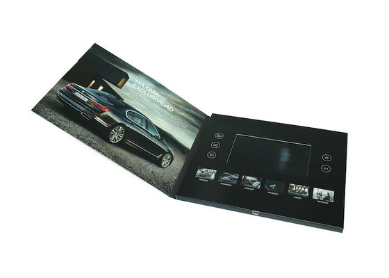 Artwork Printed Video Brochure 128MB Memory Support Mp4 / AV Formart