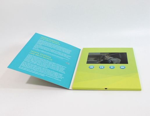 VIF Free Sample TFT Video Booklet for Invitation CMYK pritned brochure  lcd video greeting card for opening veremonies